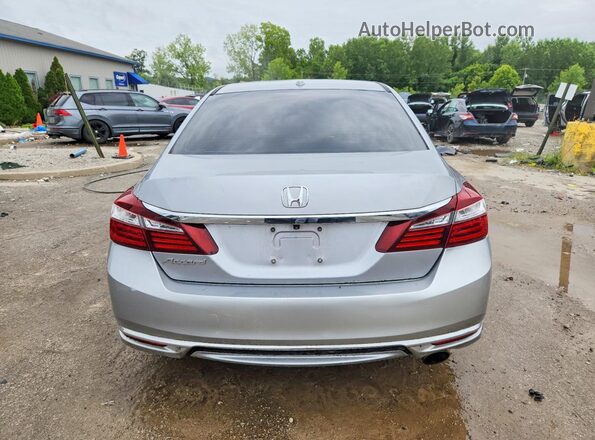 1HGCR2F86GA144802 2016 HONDA ACCORD Silver Вид ззаду