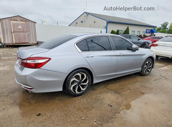 1HGCR2F86GA144802 2016 HONDA ACCORD Silver Задня права чверть