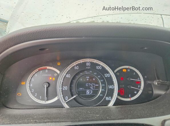 1HGCR2F86GA144802 2016 HONDA ACCORD Silver Вид щитка приладів