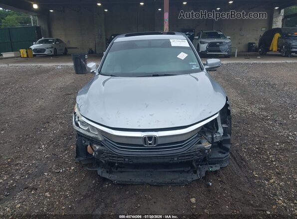 1HGCR2F86HA002564 2017 HONDA ACCORD Gray Սալոնի հետևի տեսք