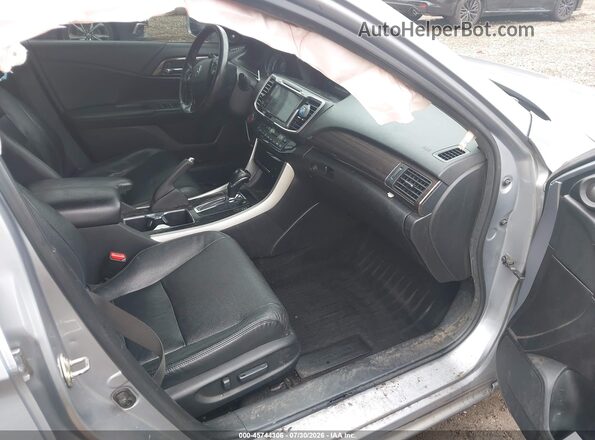 1HGCR2F86HA002564 2017 HONDA ACCORD Gray Սալոնի դիմացի տեսք