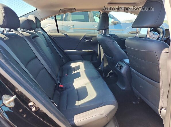 1HGCR2F86HA099815 2017 HONDA ACCORD Black Rear seats view