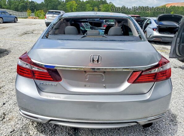 1HGCR2F86HA130433 2017 HONDA ACCORD Silver Rear view