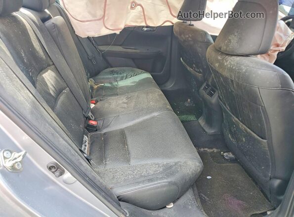 1HGCR2F86HA130433 2017 HONDA ACCORD Silver Rear seats view