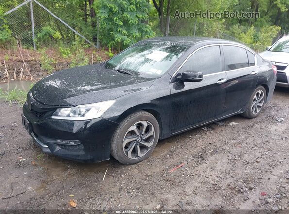 1HGCR2F86HA253097 2017 HONDA ACCORD Черный Передняя левая четверть