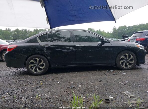 1HGCR2F86HA253097 2017 HONDA ACCORD Черный Вид задней части салона