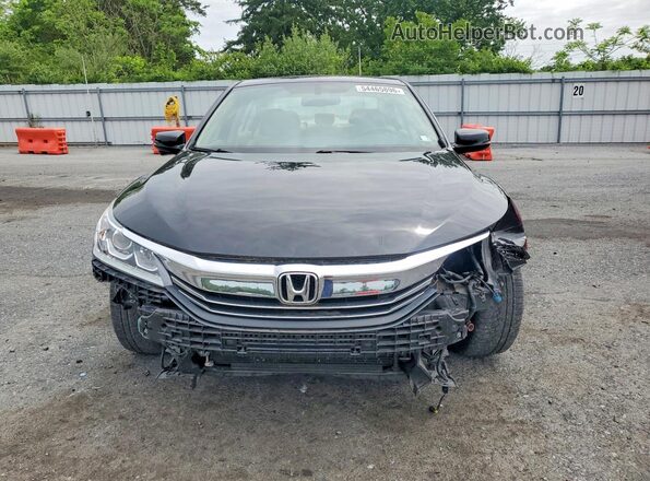 1HGCR2F87GA011305 2016 HONDA ACCORD Black Front view