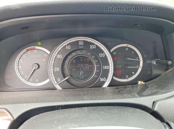 1HGCR2F87GA011305 2016 HONDA ACCORD Black Instrument cluster view