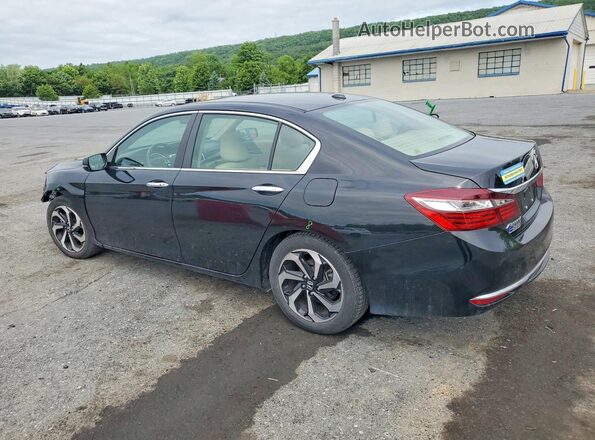 1HGCR2F87GA011305 2016 HONDA ACCORD Black Rear left