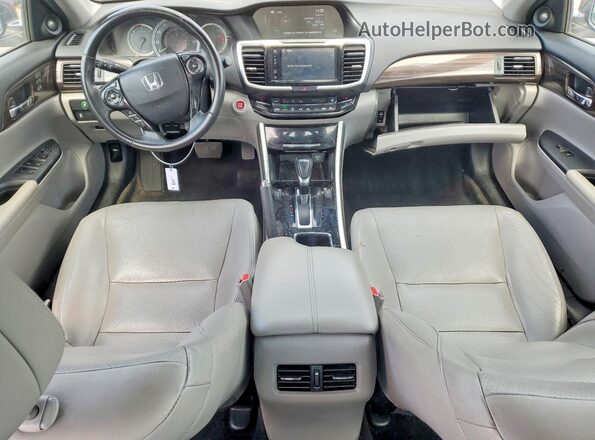 1HGCR2F87GA130097 2016 HONDA ACCORD Silver Առջևի վահանակի տեսք
