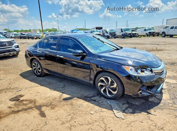1HGCR2F87GA198139 2016 HONDA ACCORD Black წინა მარჯვენა
