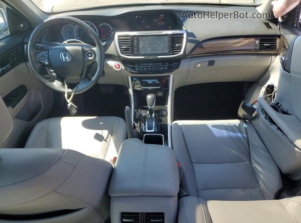 1HGCR2F87HA092677 2017 HONDA ACCORD Silver Widok deski rozdzielczej