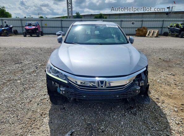 1HGCR2F87HA250161 2017 HONDA ACCORD Silver Front view