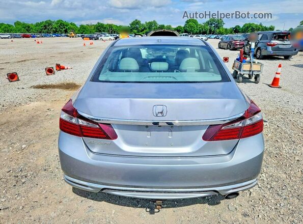 1HGCR2F87HA250161 2017 HONDA ACCORD Silver Rear view