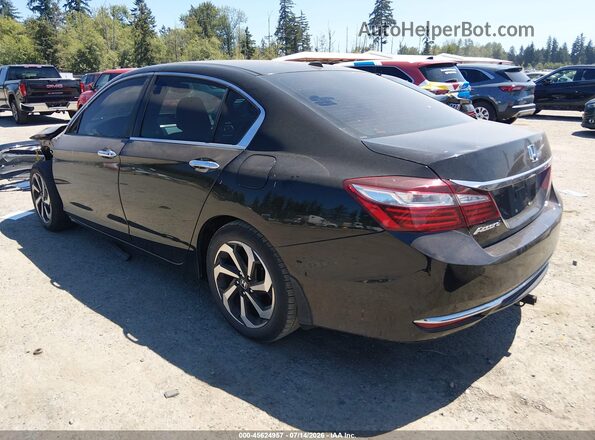 1HGCR2F88HA183103 2017 HONDA ACCORD Черный Задняя левая четверть