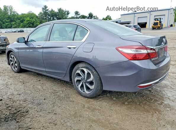 1HGCR2F88HA201213 2017 HONDA ACCORD Gray Rear left