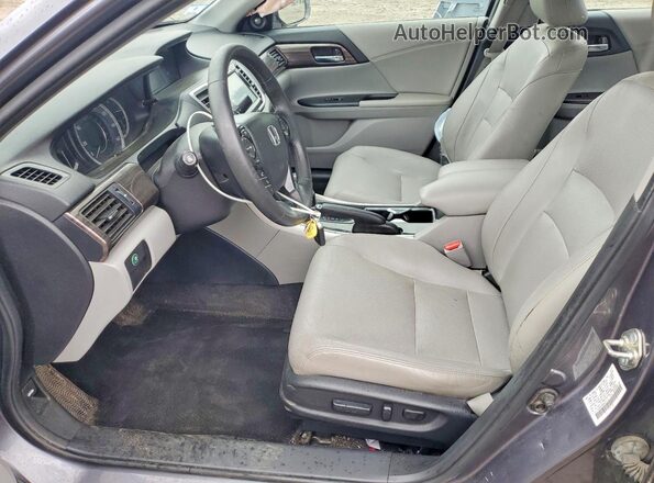 1HGCR2F88HA201213 2017 HONDA ACCORD Gray Front interior view
