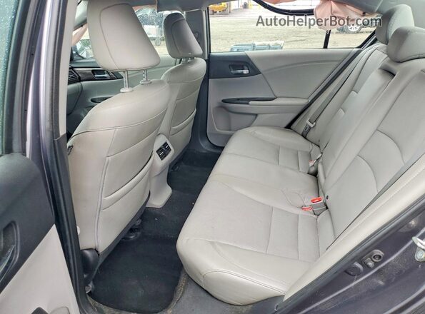 1HGCR2F88HA201213 2017 HONDA ACCORD Gray Rear seats view