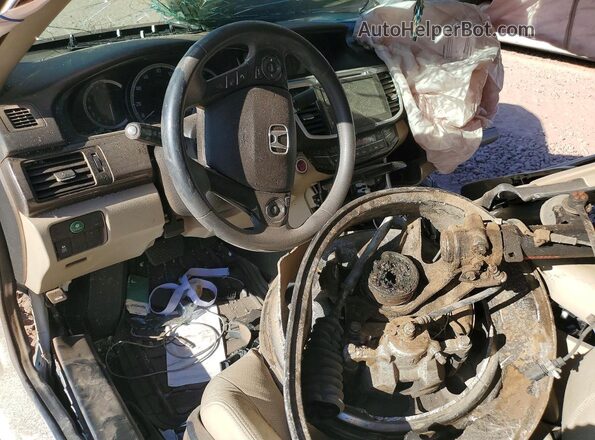 1HGCR2F88HA228945 2017 HONDA ACCORD Белый Вид панели приборов