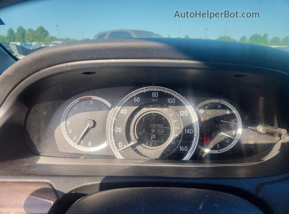 1HGCR2F88HA262786 2017 HONDA ACCORD Blue Instrument cluster view