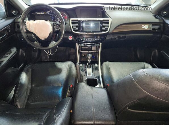 1HGCR2F89GA124639 2016 HONDA ACCORD Серый Вид панели приборов