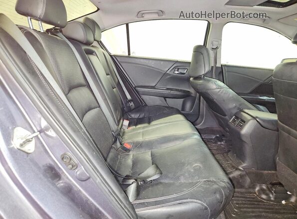 1HGCR2F89GA124639 2016 HONDA ACCORD Серый Вид задних сидений