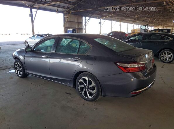 1HGCR2F89HA011081 2017 HONDA ACCORD Серый Задняя левая четверть