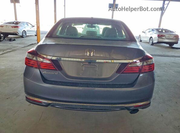 1HGCR2F89HA011081 2017 HONDA ACCORD Серый Вид сзади