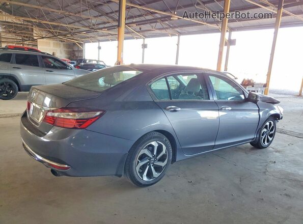 1HGCR2F89HA011081 2017 HONDA ACCORD Серый Задняя правая четверть