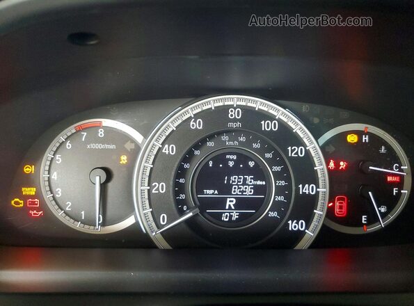 1HGCR2F89HA011081 2017 HONDA ACCORD Серый Вид щитка приборов