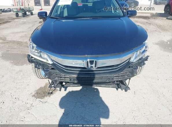 1HGCR2F89HA025580 2017 HONDA ACCORD Dark Blue Вид спереди