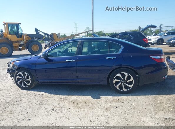 1HGCR2F89HA025580 2017 HONDA ACCORD Dark Blue Панорамный вид салона 360°