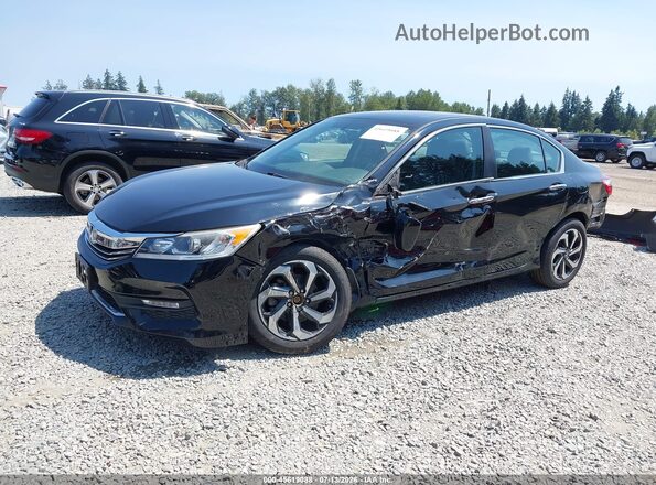 1HGCR2F89HA087657 2017 HONDA ACCORD Black Передня ліва чверть