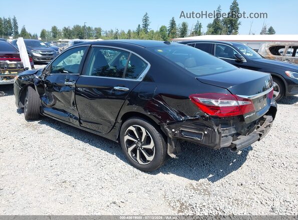1HGCR2F89HA087657 2017 HONDA ACCORD Black Задня ліва чверть