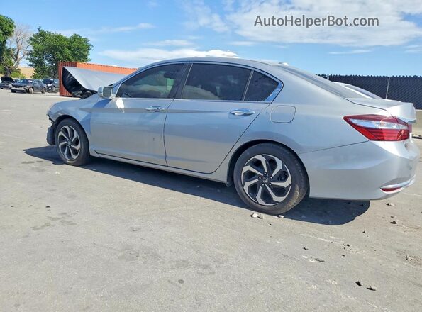 1HGCR2F89HA130765 2017 HONDA ACCORD Silver Trasero izquierdo