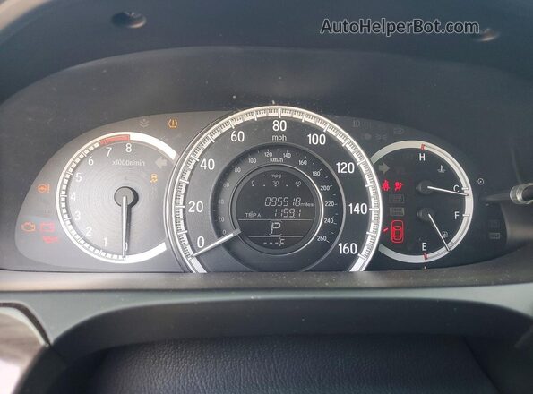 1HGCR2F89HA130765 2017 HONDA ACCORD Silver Vista del cuadro de instrumentos