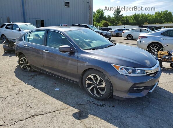 1HGCR2F8XGA005918 2016 HONDA ACCORD Gray Front right