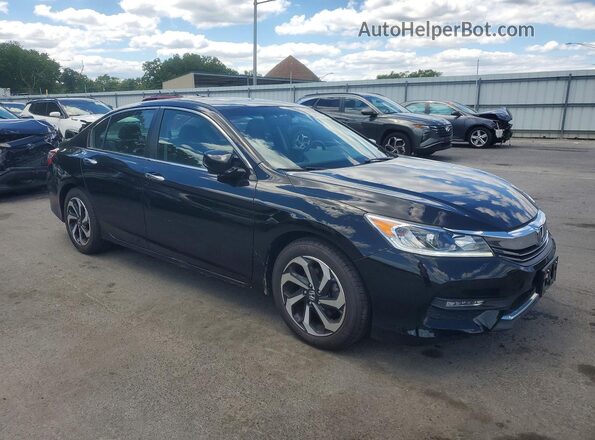 1HGCR2F8XGA006342 2016 HONDA ACCORD Black Przód prawy
