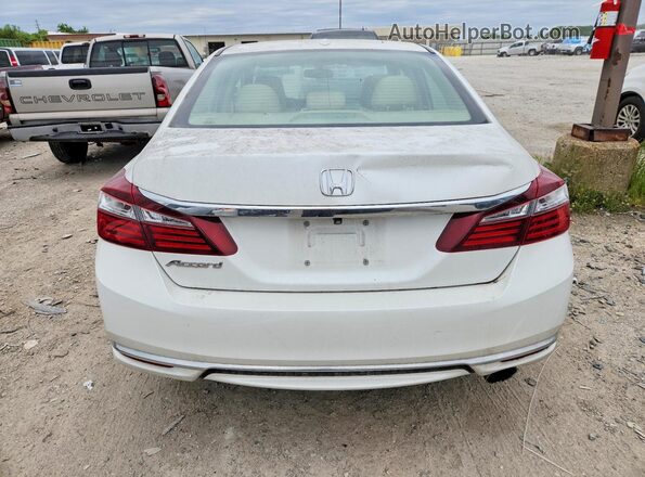 1HGCR2F8XGA238696 2016 HONDA ACCORD White Вид ззаду