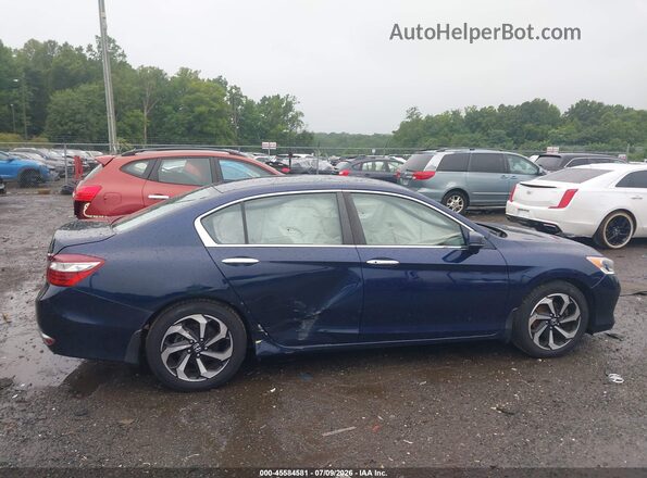 1HGCR2F91GA095887 2016 HONDA ACCORD Blue Սալոնի հետևի տեսք