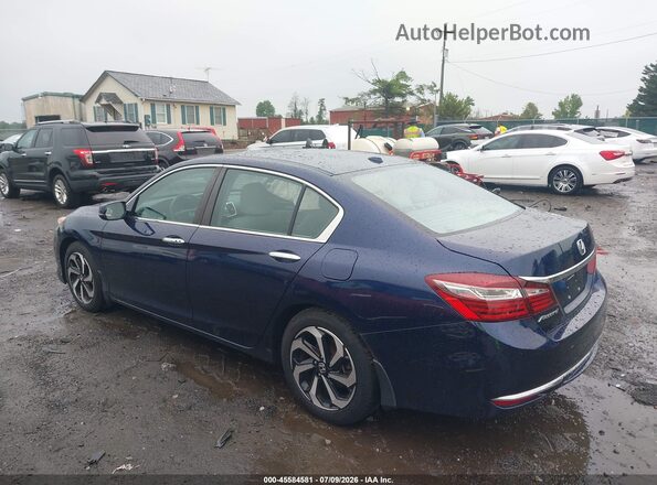 1HGCR2F91GA095887 2016 HONDA ACCORD Blue Հետևի ձախ