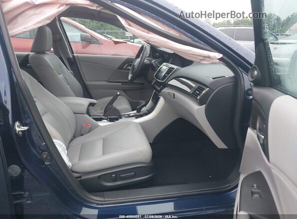 1HGCR2F91GA095887 2016 HONDA ACCORD Blue Սալոնի դիմացի տեսք