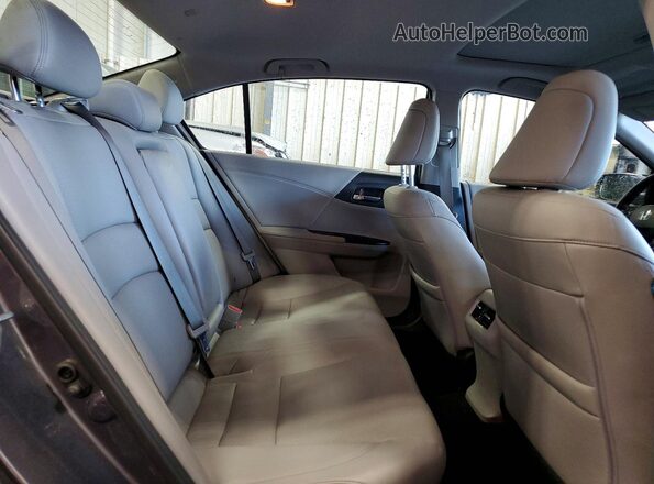 1HGCR2F92GA069587 2016 HONDA ACCORD Gray Вид задніх сидінь