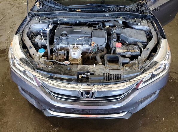 1HGCR2F92GA069587 2016 HONDA ACCORD Gray Вид задньої частини салону