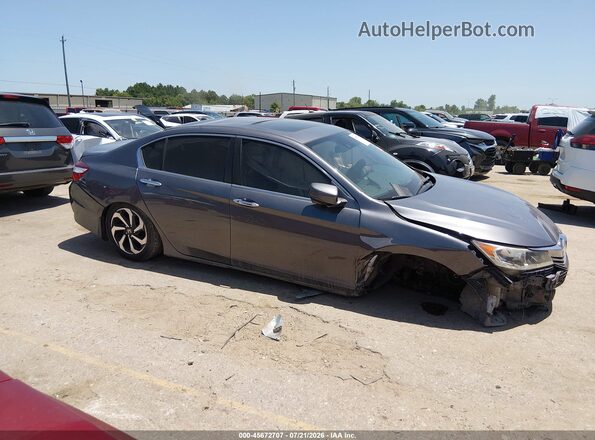 1HGCR2F92HA041483 2017 HONDA ACCORD Gray Սարքավորումների վահանակի տեսք