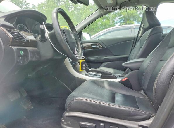 1HGCR2F93GA225605 2016 HONDA ACCORD Gray Widok wnętrza z przodu