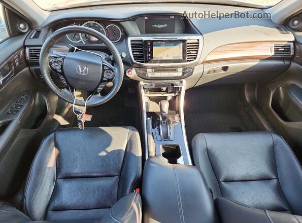 1HGCR2F94GA177399 2016 HONDA ACCORD Серебряный Вид панели приборов