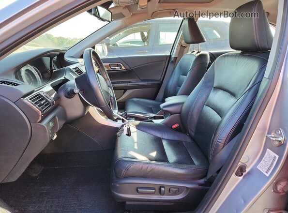 1HGCR2F94GA177399 2016 HONDA ACCORD Серебряный Вид салона спереди