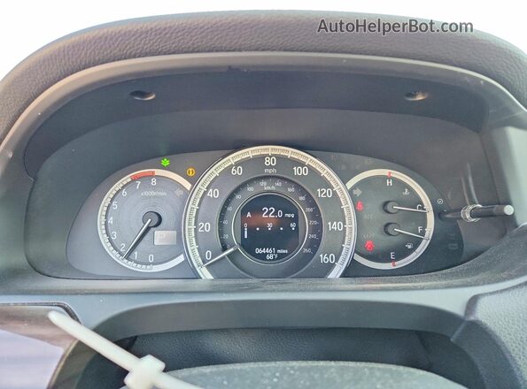1HGCR2F94GA177399 2016 HONDA ACCORD Серебряный Вид щитка приборов