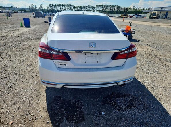 1HGCR2F94HA166002 2017 HONDA ACCORD White Widok z tyłu